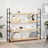 vidaXL Floating Shelves 2 pcs 140x30x4 cm Untreated Solid Wood Acacia