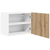 vidaXL Hanging Cabinet 2 pcs Artisan Oak and White 50 x 31 x 40 cm