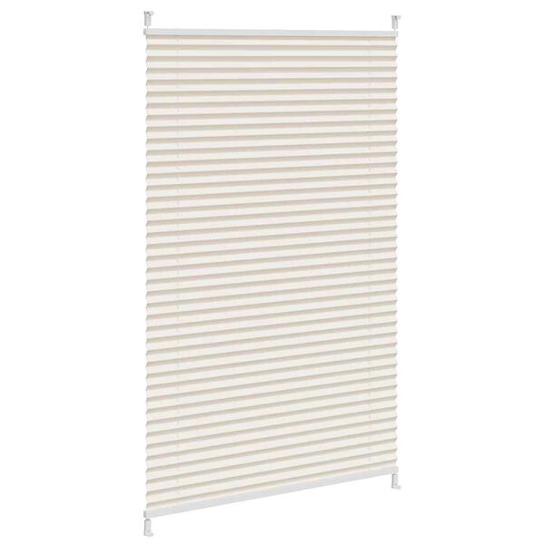 vidaXL Plisse Blind 80x125cm Cream