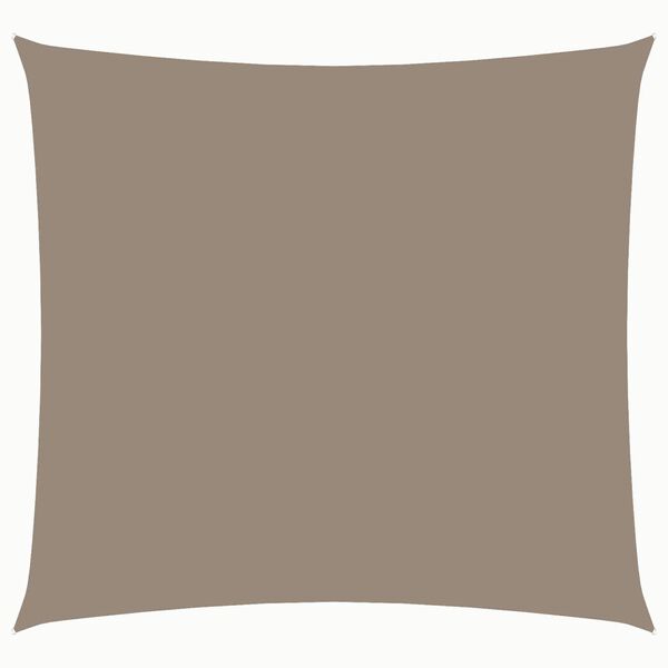 vidaXL Sunshade Sail Oxford Fabric Square 3x3 m Taupe