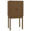 vidaXL Highboard Honey Brown 60x40x120 cm Solid Wood Pine