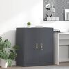 vidaXL Storage Cabinet Anthracite 80 x 40 x 90 cm Steel