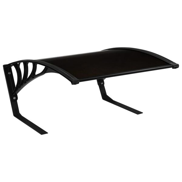 vidaXL Garage Roof for Robot Lawn Mower 77x103x46 cm Black