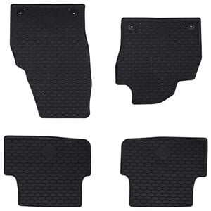vidaXL Car Mat 4 pcs Black VW POLO , TAIGO Rubber