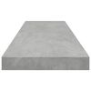 vidaXL Bookshelf Boards 8 pcs Concrete Grey 80x10x1.5 cm Engineered Wood