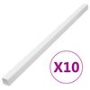vidaXL Cable Trunking 60x60 mm 10 m PVC
