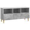 vidaXL TV Cabinet 102 x 34.5 x 50 cm Concrete Grey Engineered Wood