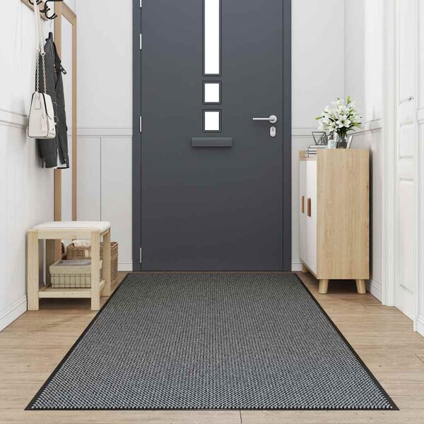 vidaXL Doormat Anthracite 115x300 cm