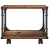vidaXL Printer Stand Old Wood 41 x 28 x 33.5 cm Engineered Wood