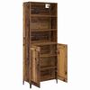 vidaXL Highboard 2 pcs Old wood Engineered Wood