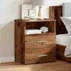 vidaXL Bedside Cabinet Old Wood 50x32x60cm Engineered Wood