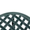 vidaXL Garden Table Green &Oslash;48x53 cm Cast Aluminium