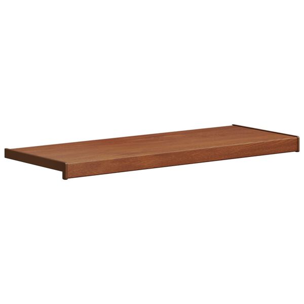 vidaXL Window Sill Brown Wood 100 x 30 x 4.5 cm PVC