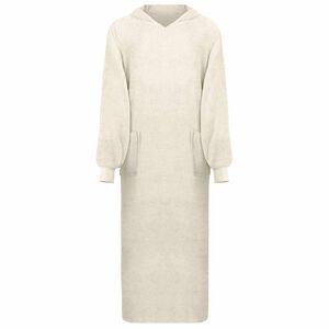 vidaXL Blanket Hoodie KINN Cream XXL Cotton