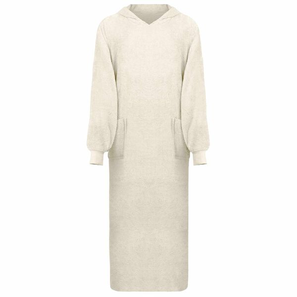 vidaXL Blanket Hoodie KINN Cream XXL Cotton