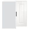 vidaXL Kitchen Wall Corner Cabinet Porto High Gloss White Engineered Wood