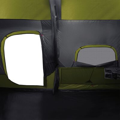 vidaXL Family Tent 9-Person Green Quick Release Waterproof