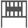 vidaXL Headboard Grey 106x4x100 cm Solid Wood Pine