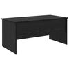 vidaXL Coffee Table Black Oak 102 x 50.5 x 46.5 cm Engineered Wood