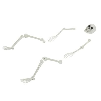 Halloween Skeleton with Ground Spikes White 45.5 x 13 cm