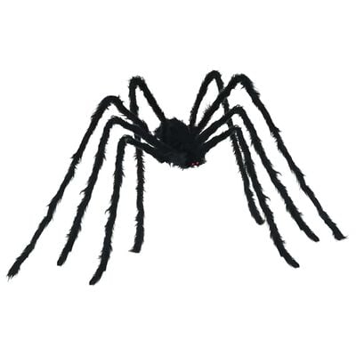 Halloween Spider Decoration with Webs 2 pcs Black & White 200 cm