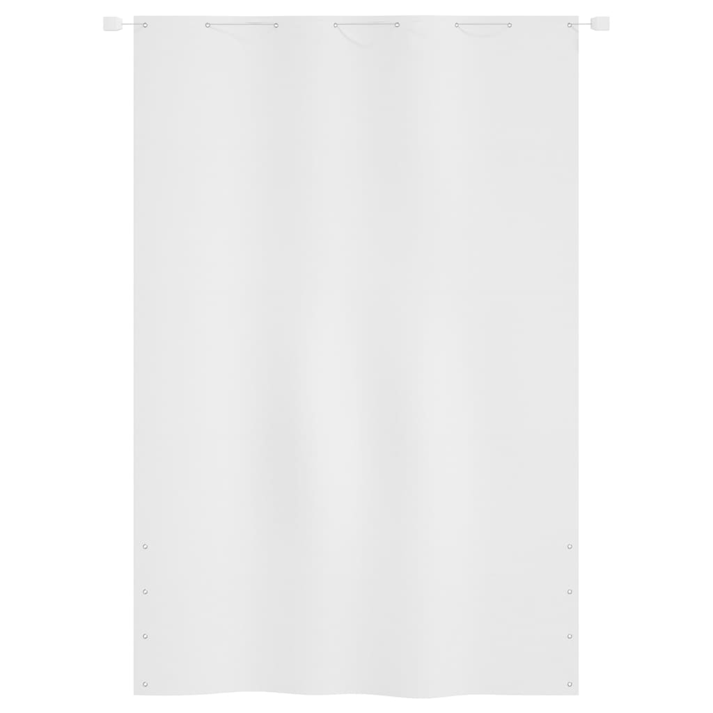 vidaXL Balcony Screen White 160x240 cm Oxford Fabric