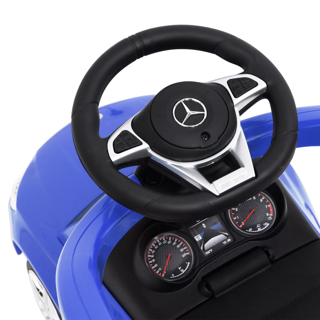 vidaXL Push Walk Car Mercedes-Benz C63 Blue