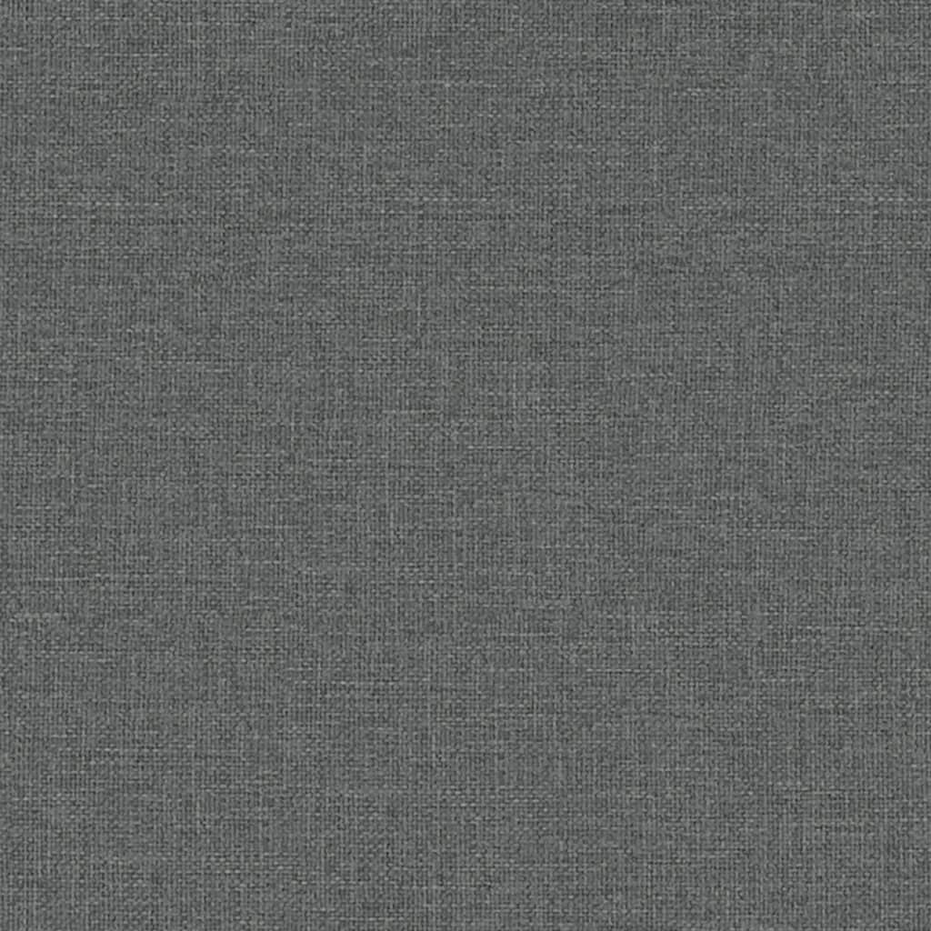vidaXL Dining Chair Dark Grey Fabric