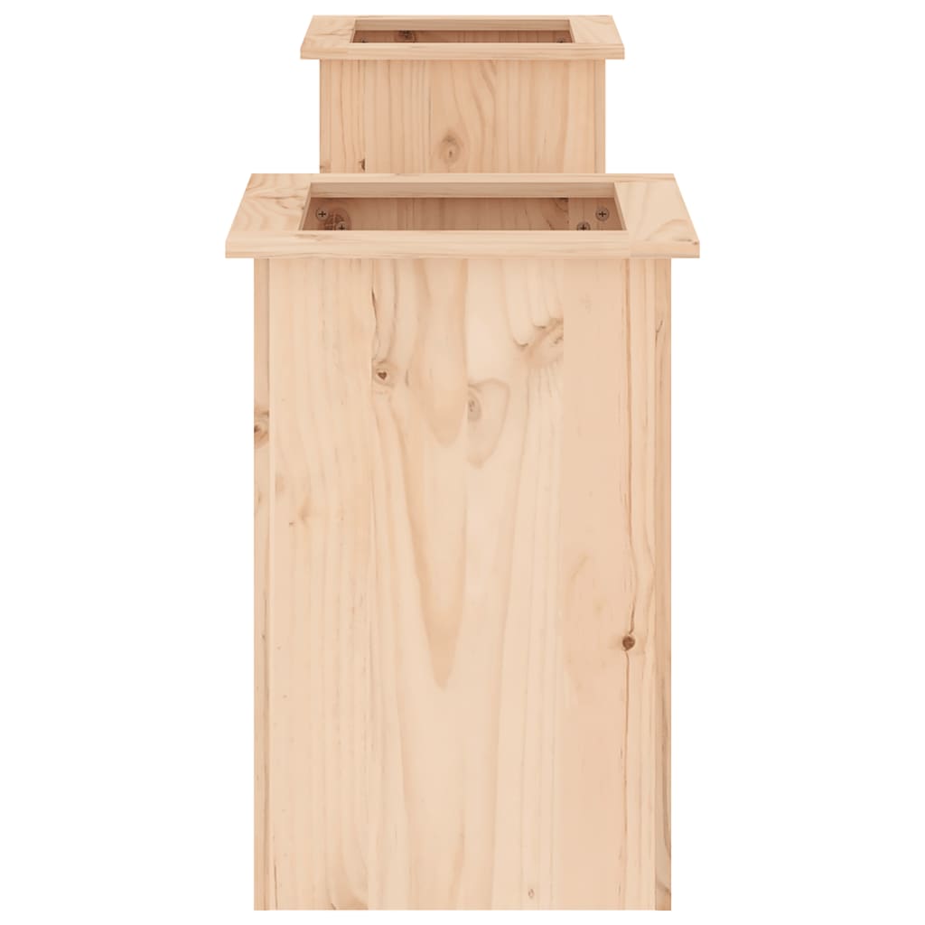 vidaXL Planter Bench 184.5x39.5x56.5 cm Solid Wood Pine