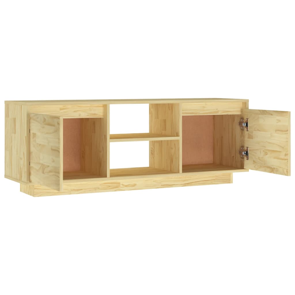 vidaXL TV Cabinet 110x30x40 cm Solid Pinewood