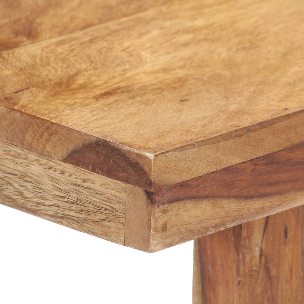 vidaXL Console Table 118x40x76 cm Solid Sheesham Wood