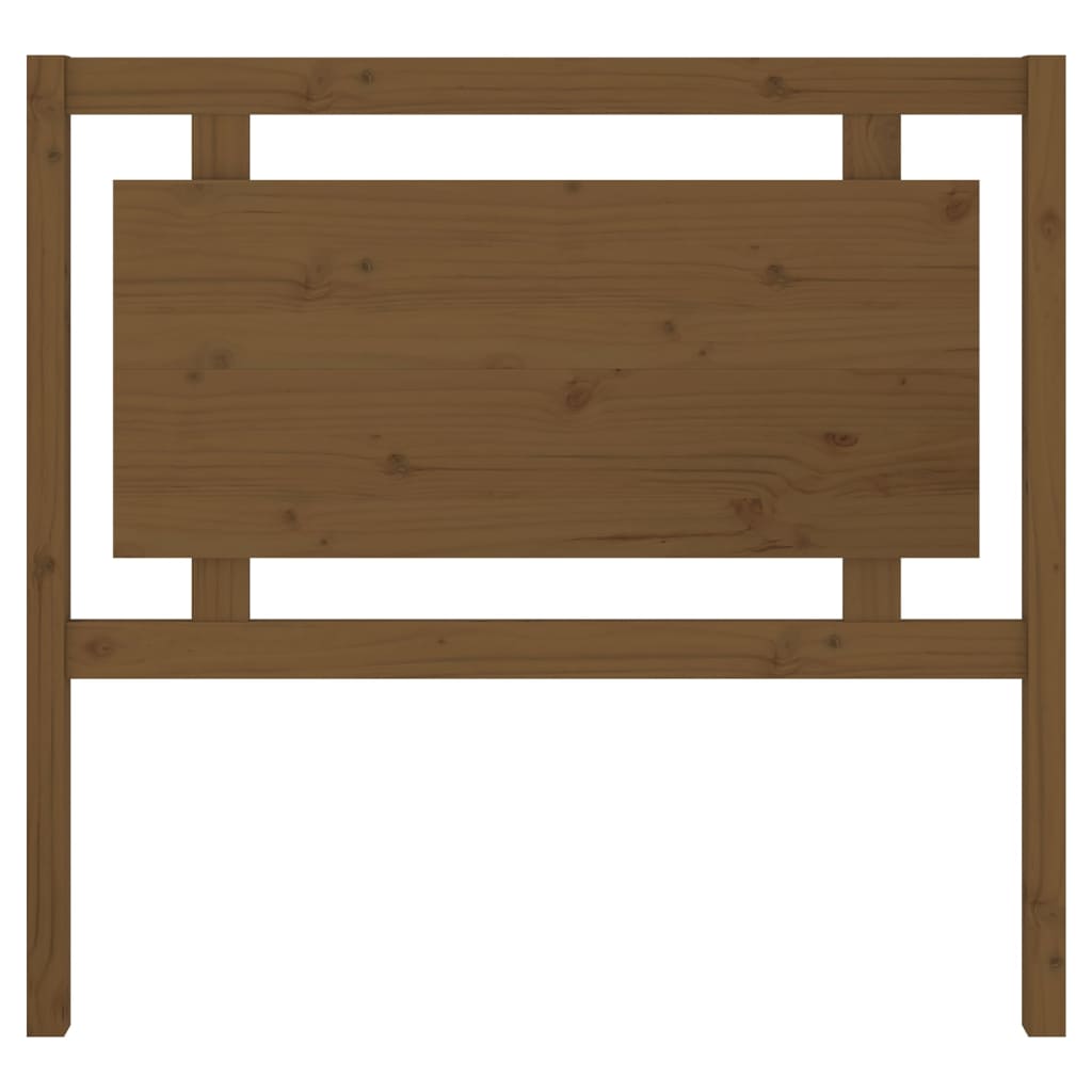 vidaXL Bed Headboard Honey Brown 105.5x4x100 cm Solid Pine Wood