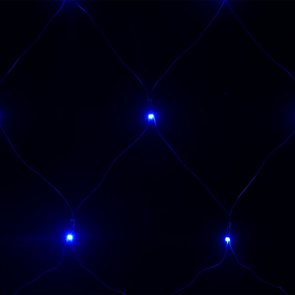 vidaXL Christmas Net Light Blue 4x4 m 544 LED Indoor Outdoor