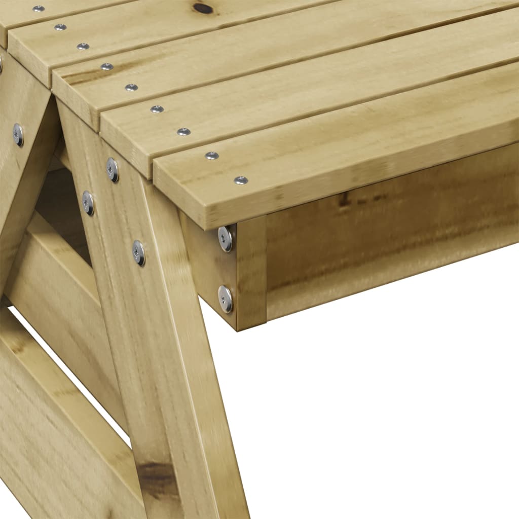 vidaXL Picnic Table for Kids 88x122x58 cm Impregnated Wood Pine