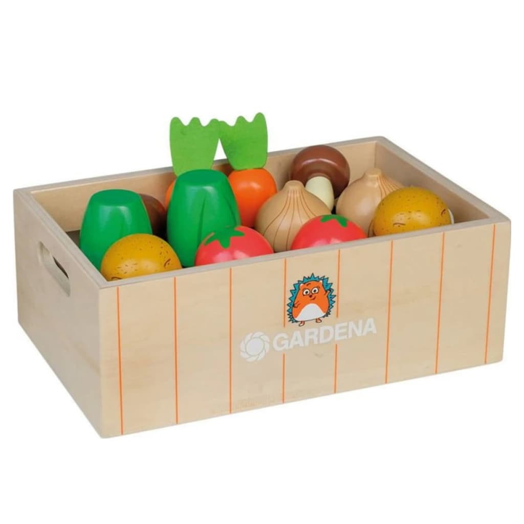 GARDENA Wooden Toy Vegetable's Box Set