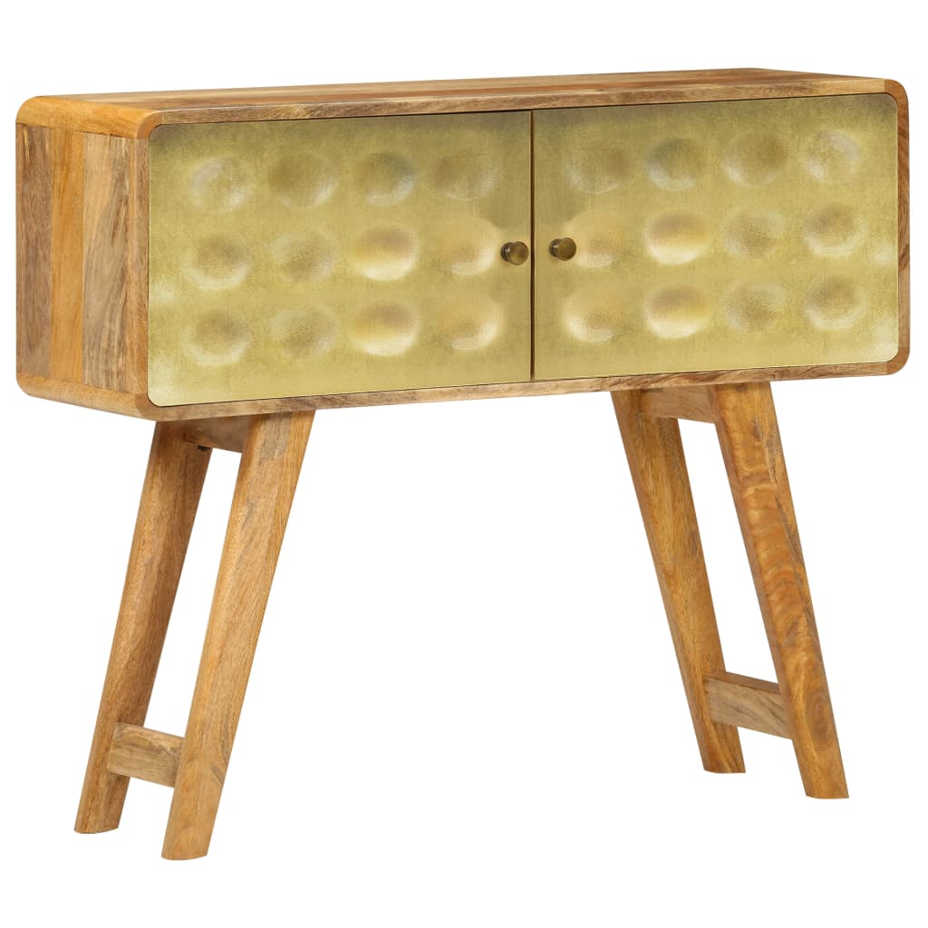 vidaXL Sideboard Solid Mango Wood 90x30x77 cm