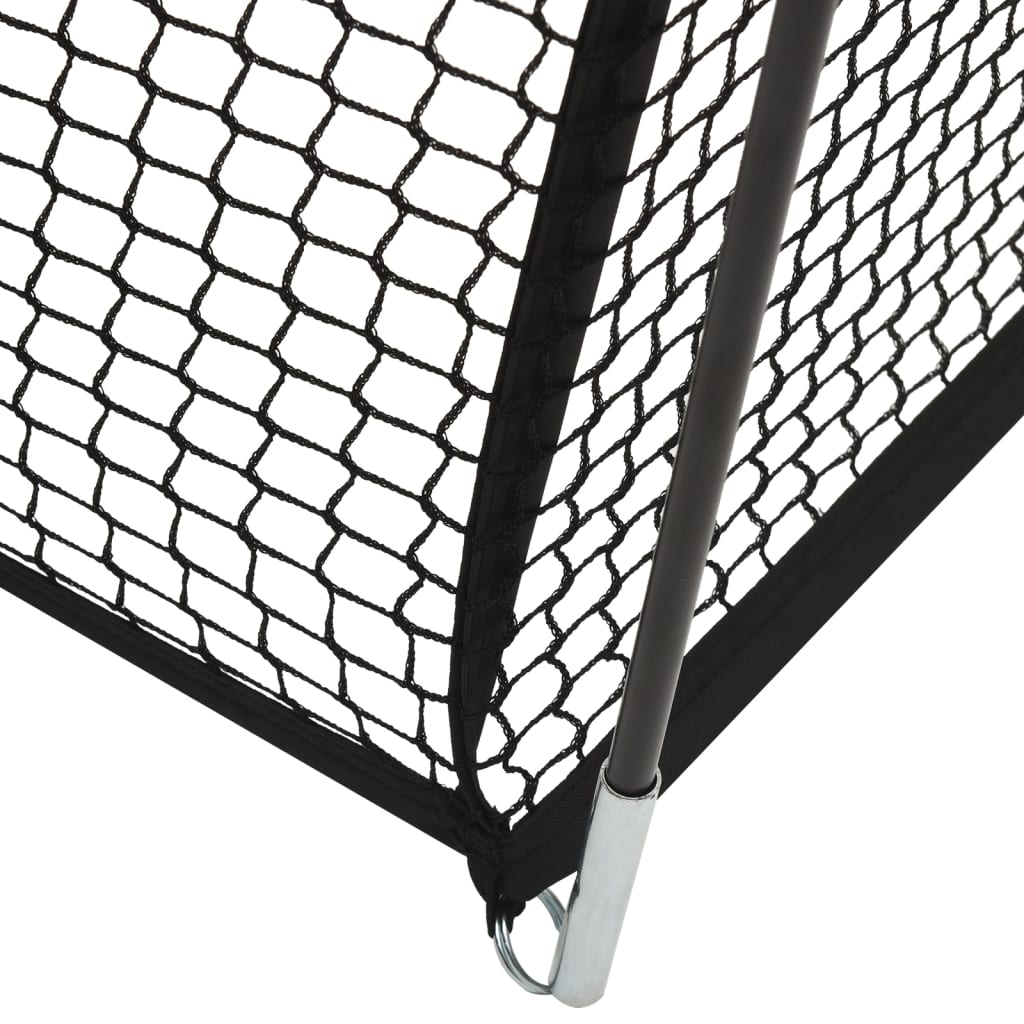 vidaXL Baseball Batting Cage Net Black 900x400x250 cm Polyester