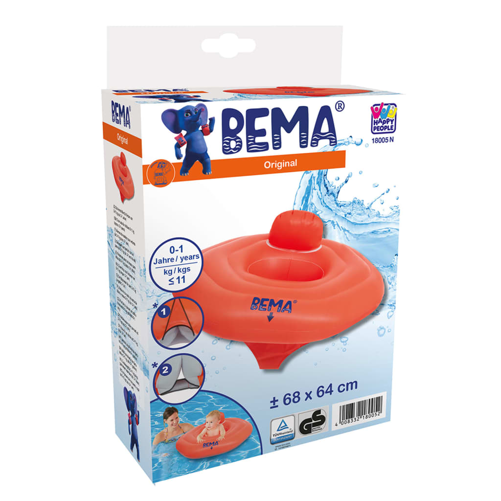 BEMA Baby Swimming Seat PVC Orange