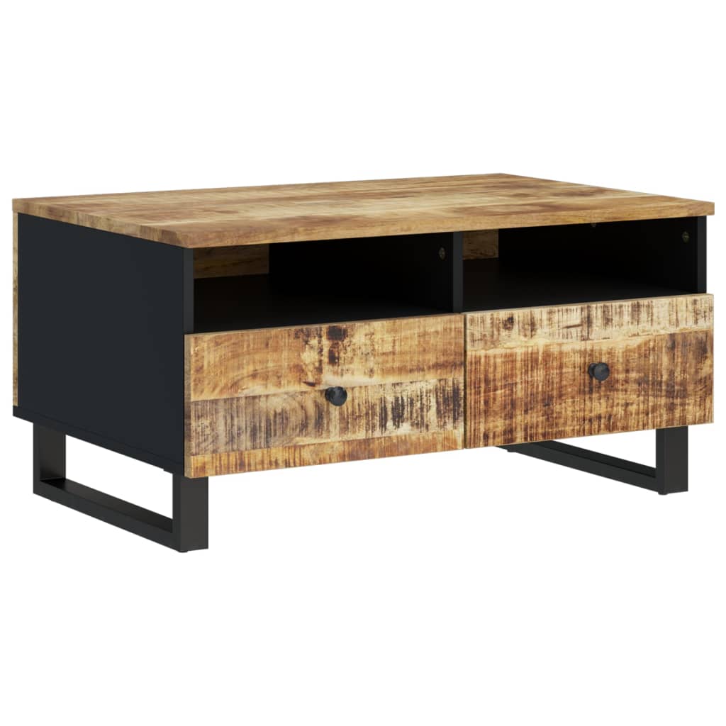 vidaXL Coffee Table 80x54x40 cm Solid Wood Mango&Engineered Wood