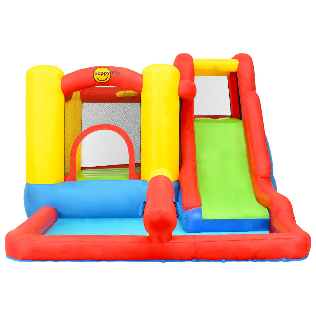 Happy Hop Inflatable Bouncer with Slide and Splash Pool 350x280x190 cm PVC