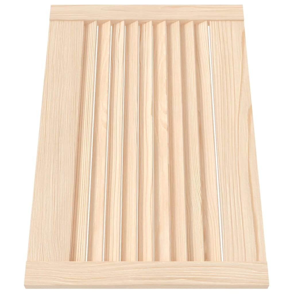 vidaXL Cabinet Doors Louvred Design 4 pcs 39.5x59.4 cm Solid Wood Pine