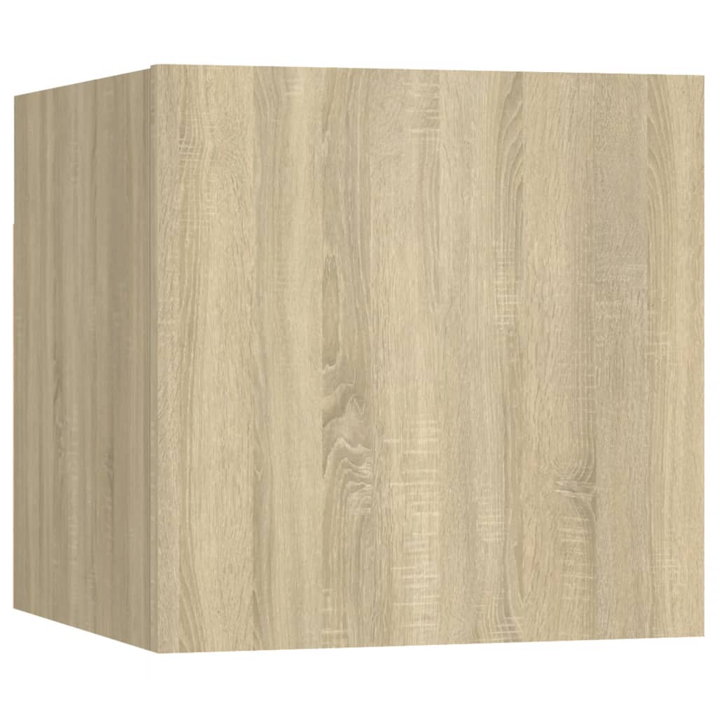 vidaXL Bedside Cabinet Sonoma Oak 30.5x30x30 cm Engineered Wood