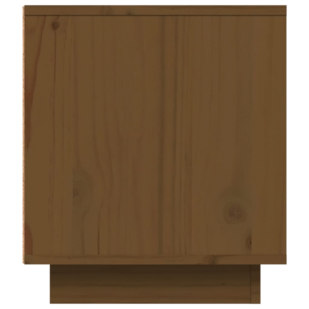 vidaXL TV Cabinet Honey Brown 80x35x40.5 cm Solid Wood Pine