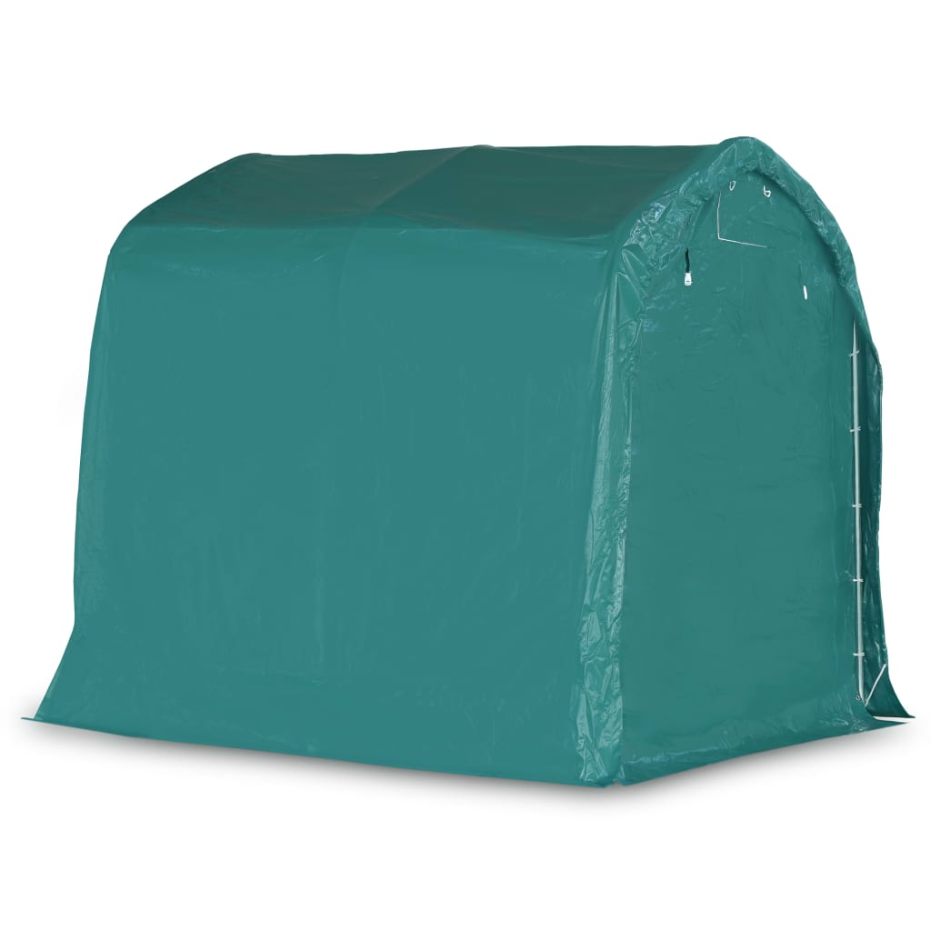 vidaXL Garage Tent PVC 1.6x2.4 m Green