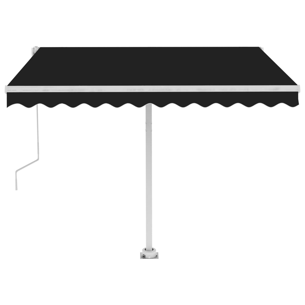 vidaXL Freestanding Automatic Awning 300x250 cm Anthracite