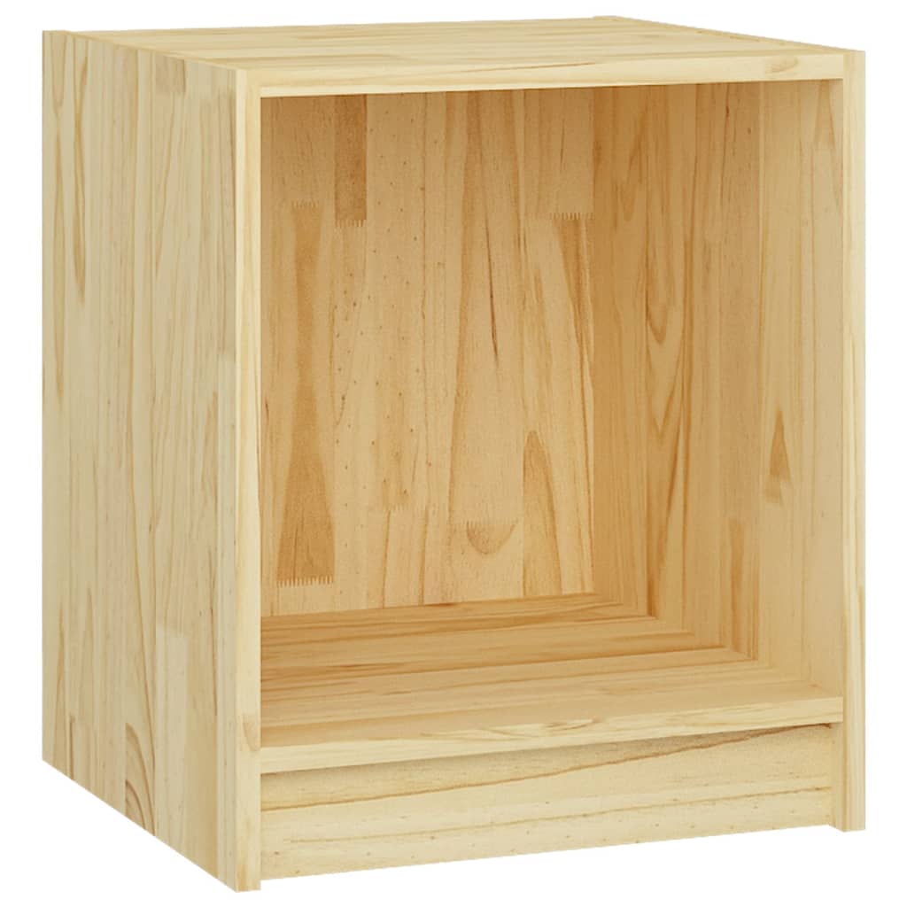 vidaXL Bedside Cabinet 35.5x33.5x41.5 cm Solid Pinewood