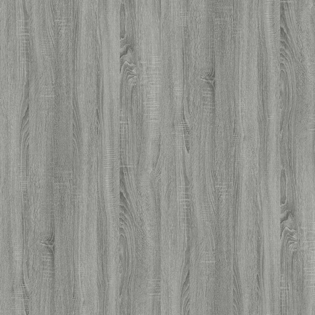 vidaXL Side Table Grey Sonoma 40x40x35 cm Engineered Wood