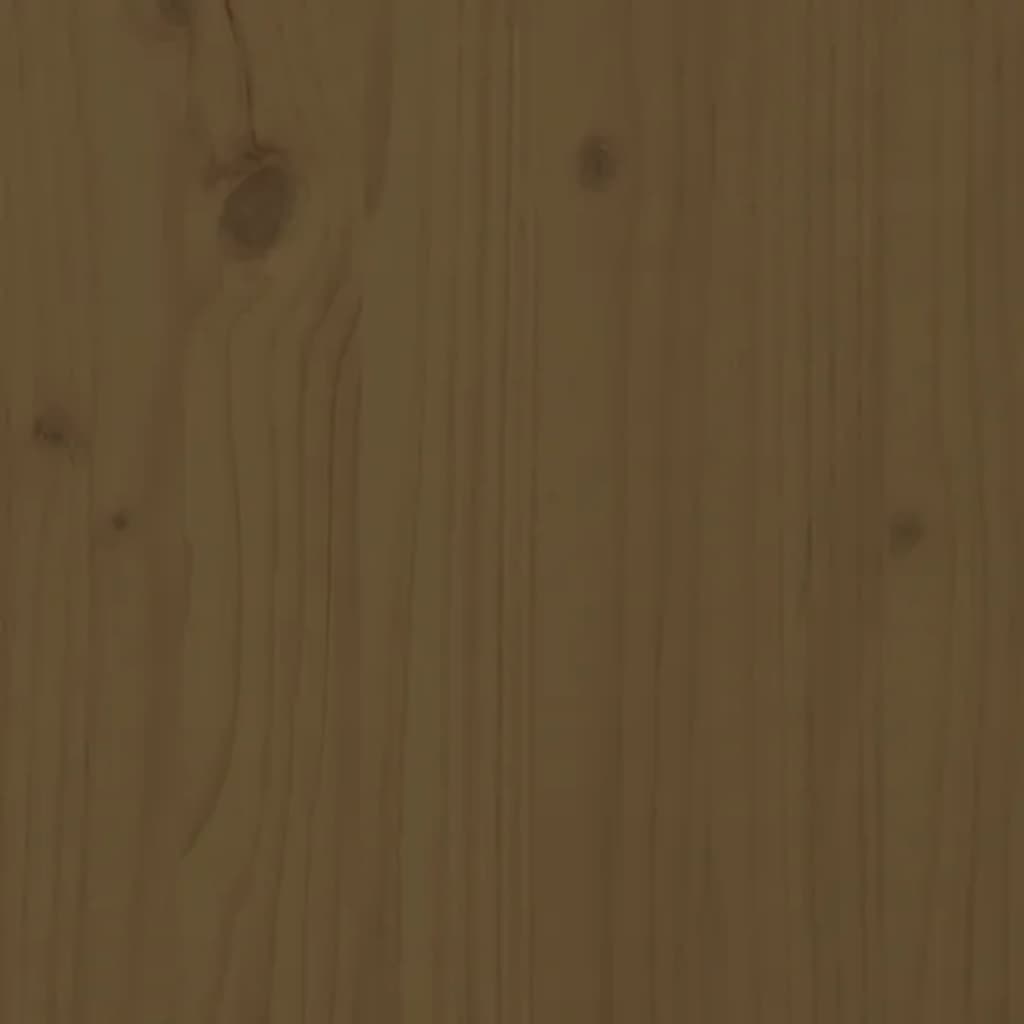 vidaXL Bed Headboard Honey Brown 156x4x104 cm Solid Wood Pine