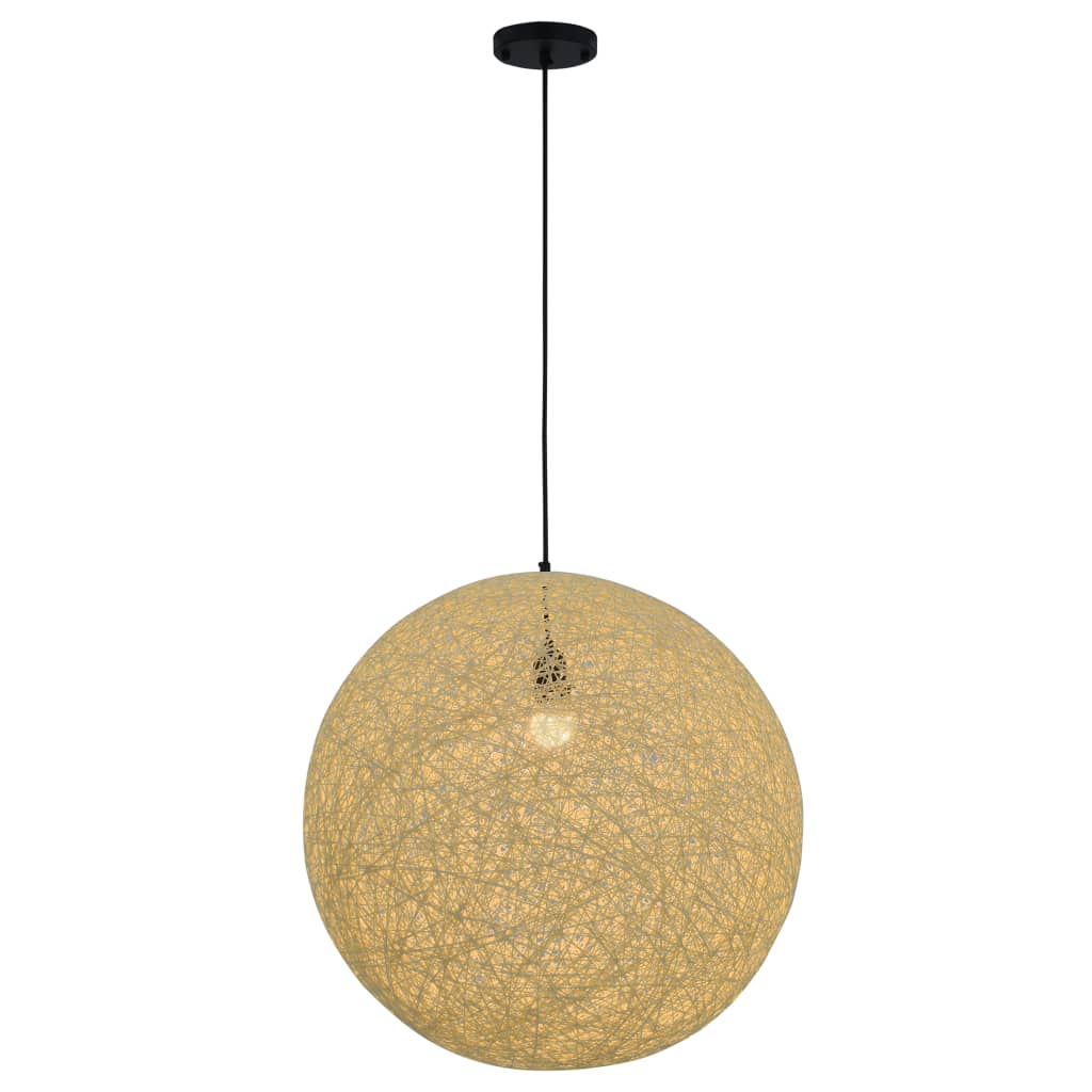 vidaXL Hanging Lamp Cream Sphere 55 cm E27