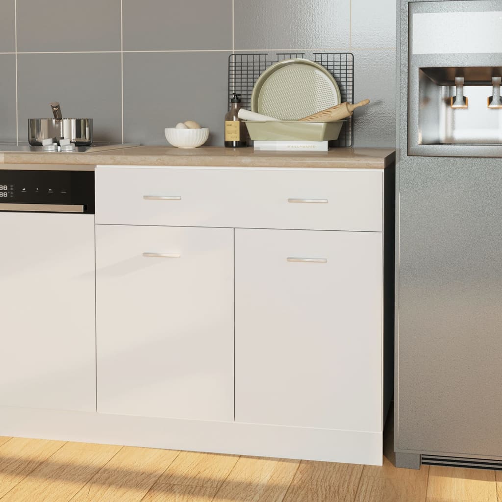 vidaXL Kitchen Countertop Beige with Marble Texture 80x60x2.8 cm Chipboard